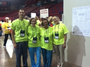 Dr. Foster, Stacy, Stacy and Candy at Mission of Mercy 2012